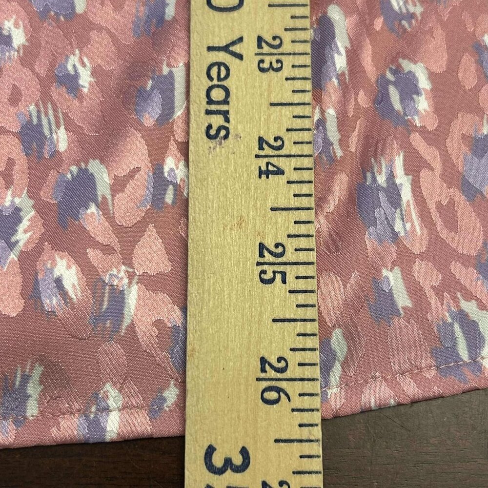 Boutique Top Women Size Small Medium Large Animal Print Pink Purple Silky NEW - Picture 5 of 13